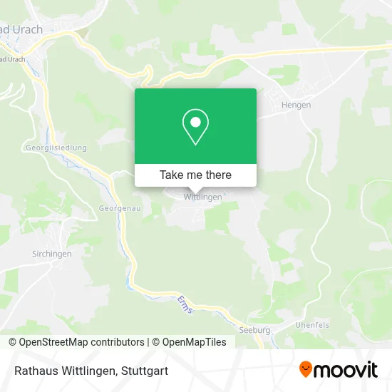 Rathaus Wittlingen map