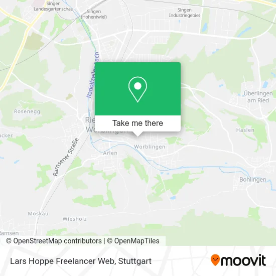 Lars Hoppe Freelancer Web map