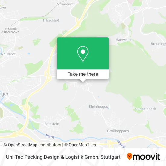 Uni-Tec Packing Design & Logistik Gmbh map