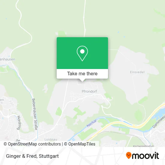 Ginger & Fred map