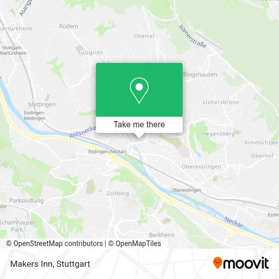 Makers Inn map