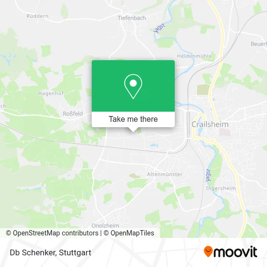 Db Schenker map