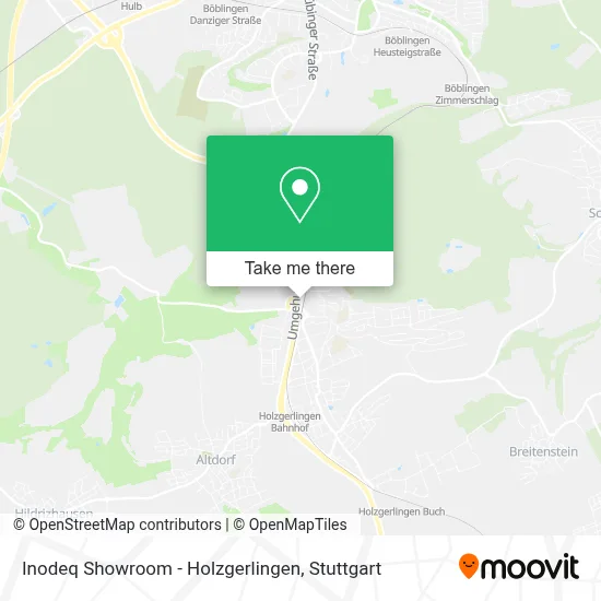 Inodeq Showroom - Holzgerlingen map