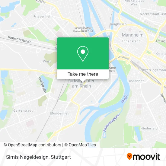 Simis Nageldesign map