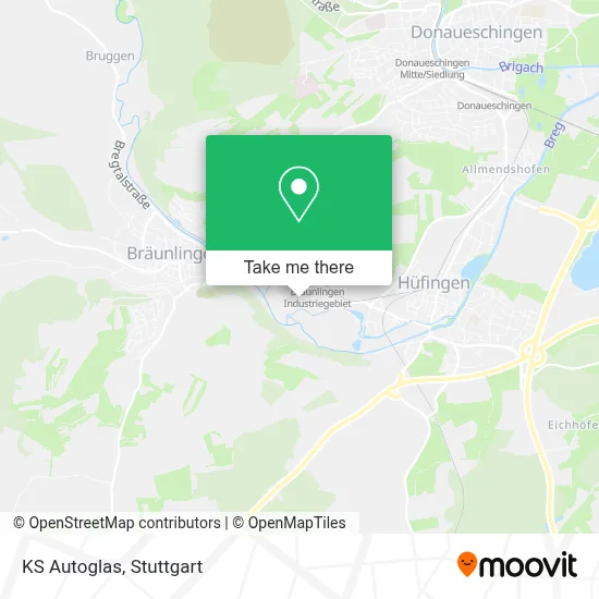 KS Autoglas map