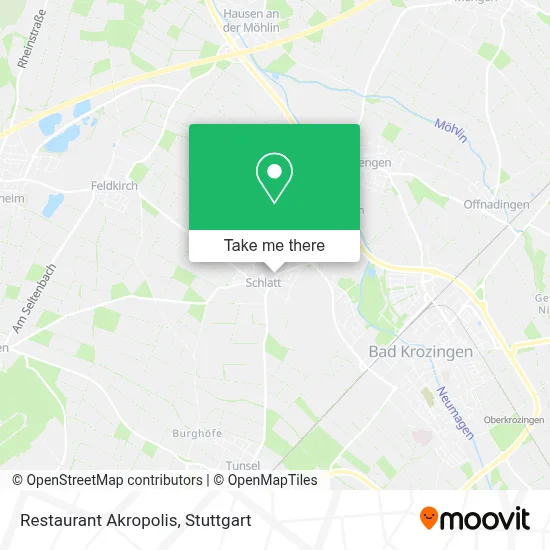 Restaurant Akropolis map