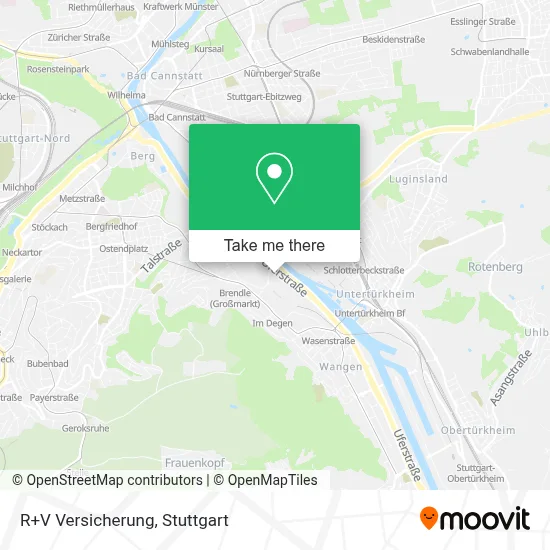 R+V Versicherung map