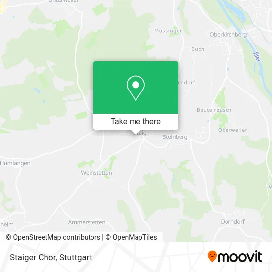 Staiger Chor map