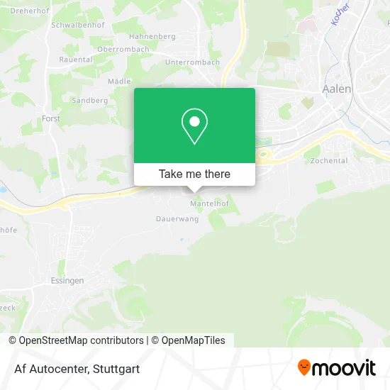Af Autocenter map