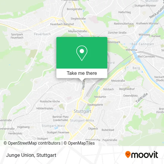 Junge Union map
