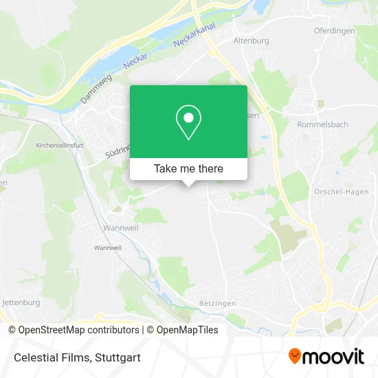 Celestial Films map
