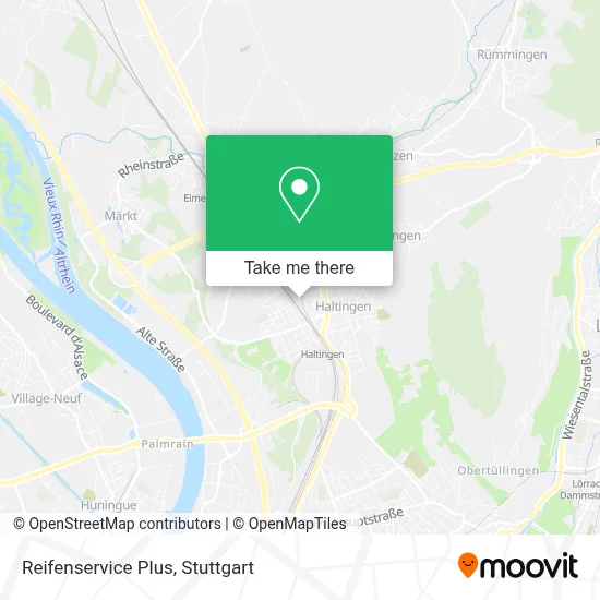Reifenservice Plus map