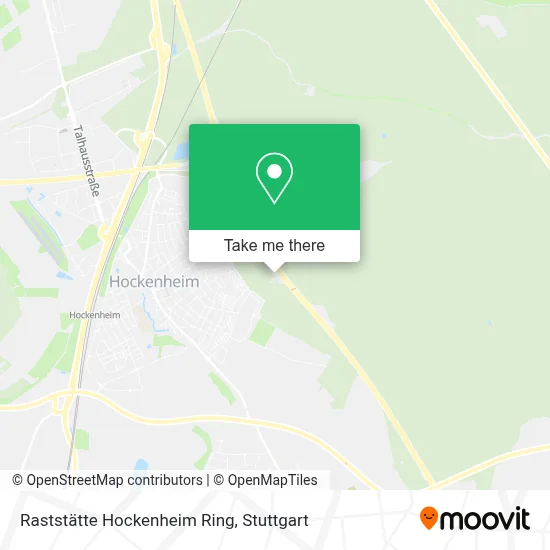 Raststätte Hockenheim Ring map
