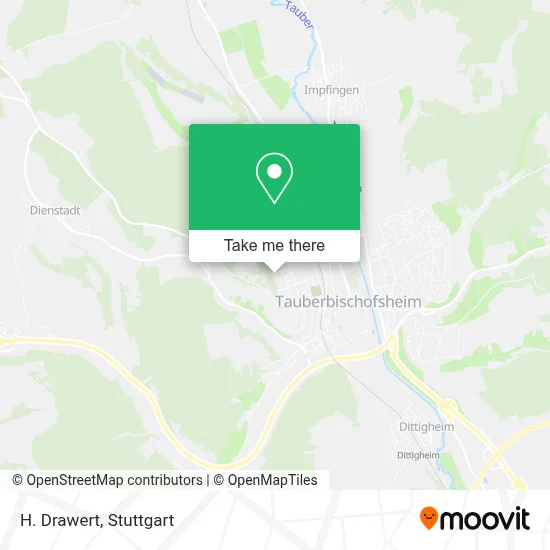 H. Drawert map