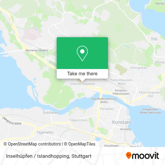 Inselhüpfen / Islandhopping map