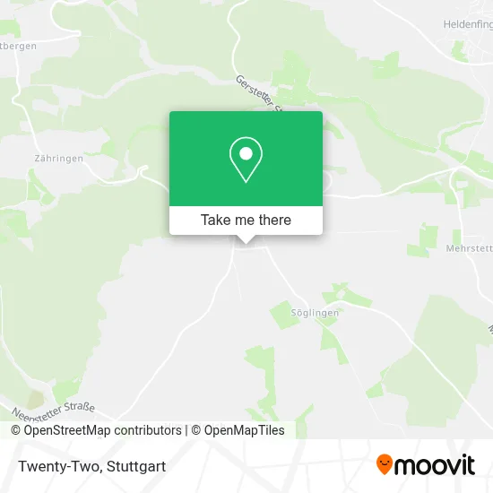 Twenty-Two map