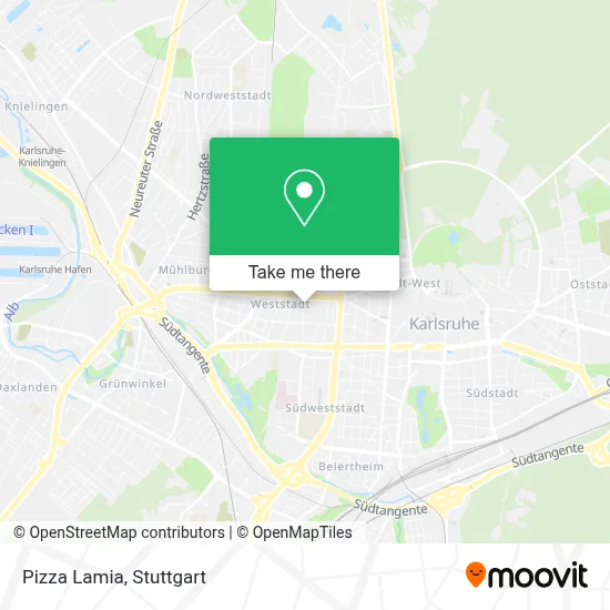 Pizza Lamia map