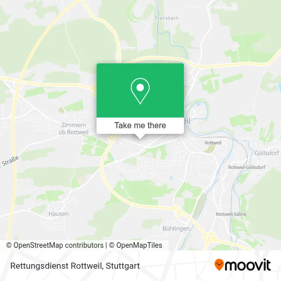 Rettungsdienst Rottweil map