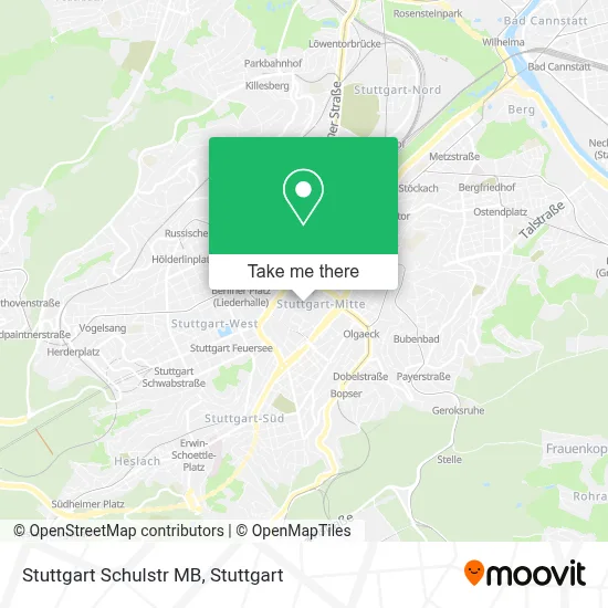 Stuttgart Schulstr MB map