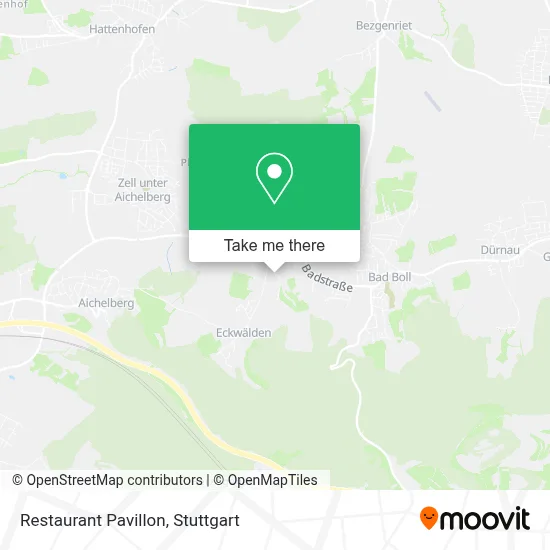 Restaurant Pavillon map