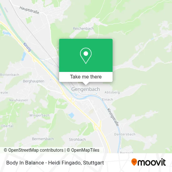 Body In Balance - Heidi Fingado map