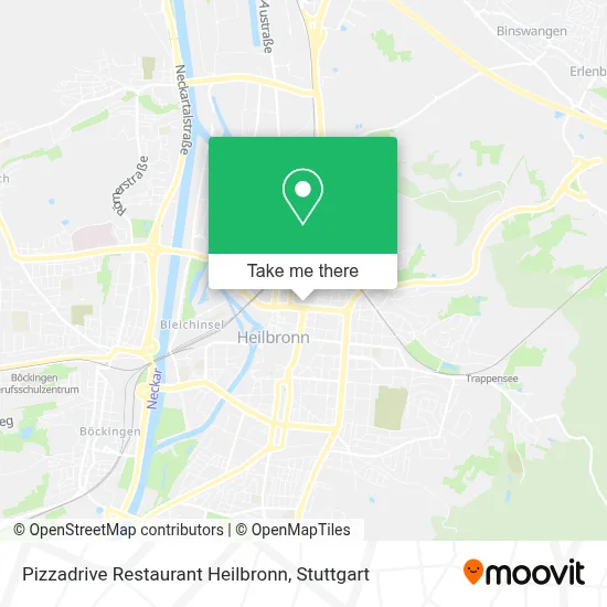 Pizzadrive Restaurant Heilbronn map