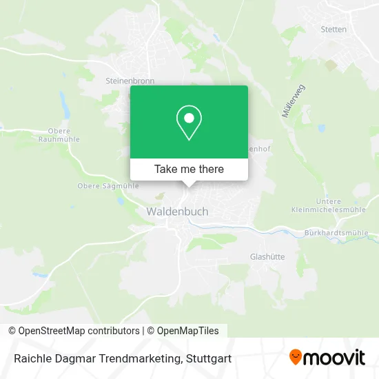 Raichle Dagmar Trendmarketing map