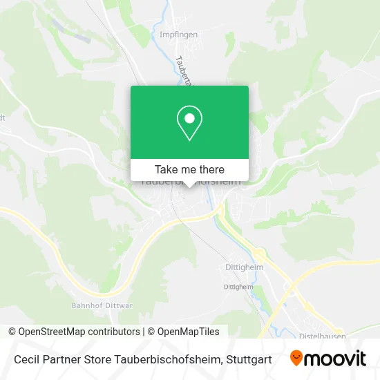 Cecil Partner Store Tauberbischofsheim map