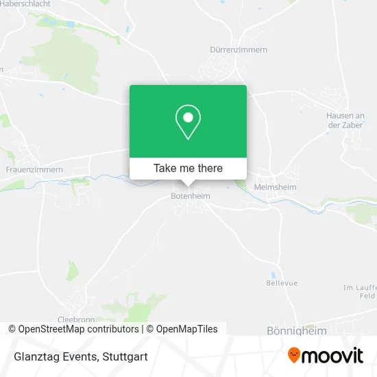 Glanztag Events map
