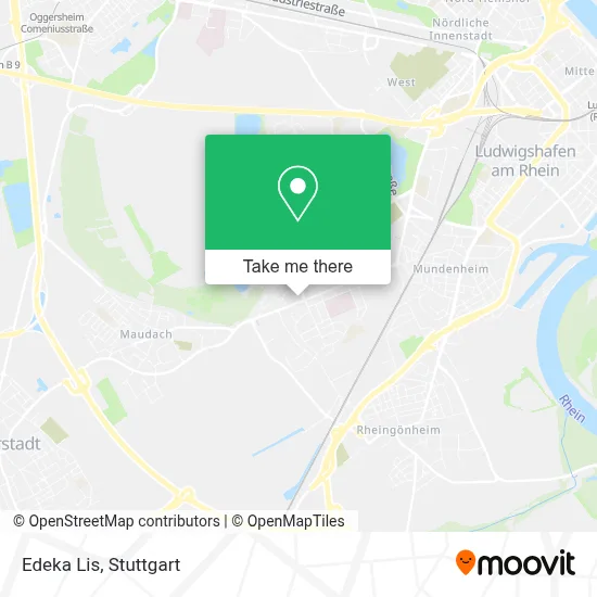 Edeka Lis map