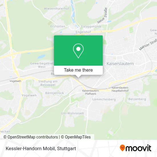 Kessler-Handorn Mobil map