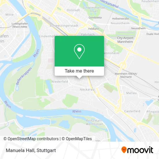 Manuela Hall map