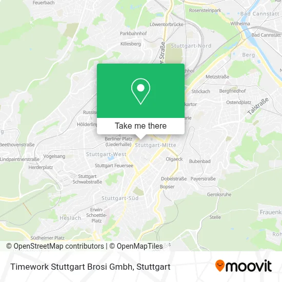 Timework Stuttgart Brosi Gmbh map