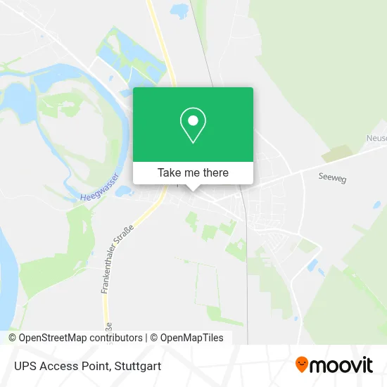 Ups Access Point map