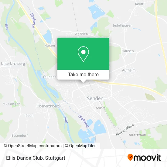 Ellis Dance Club map