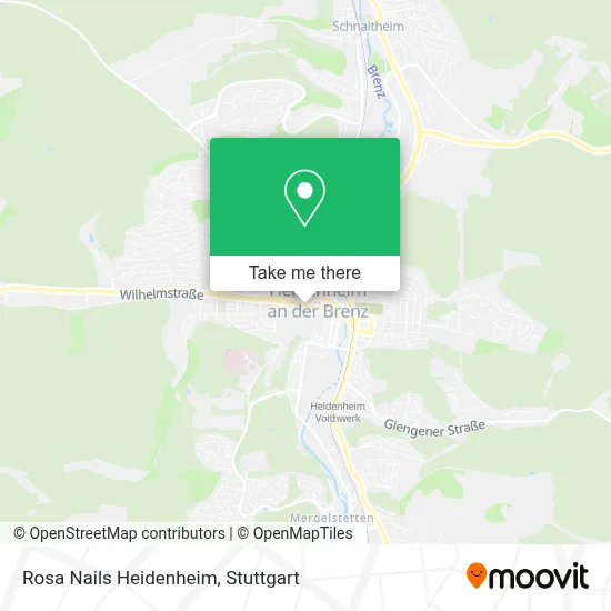 Rosa Nails Heidenheim map