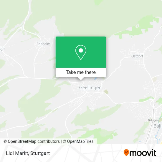 Lidl Markt map