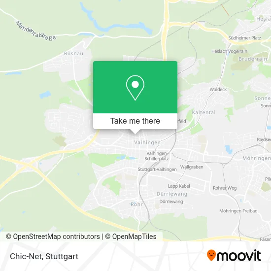 Chic-Net map