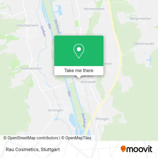 Rau Cosmetics map