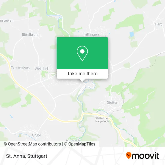 St. Anna map