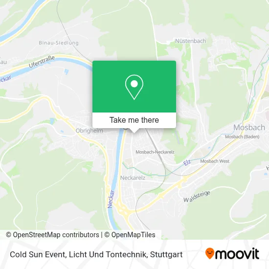 Cold Sun Event, Licht Und Tontechnik map