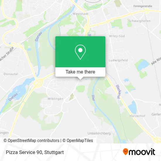 Pizza Service 90 map