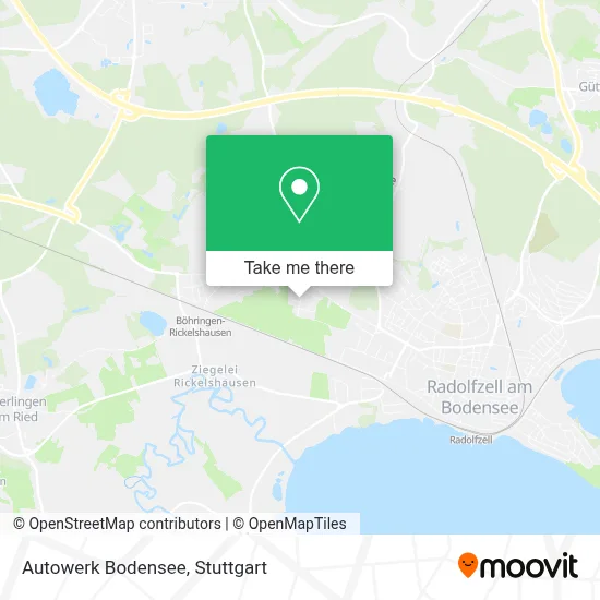 Autowerk Bodensee map