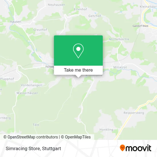 Simracing Store map