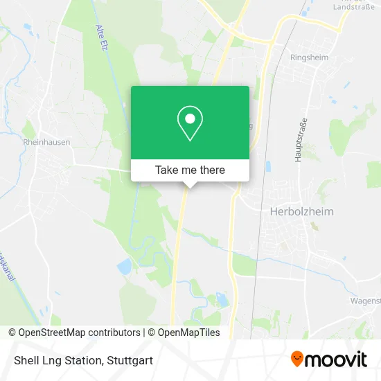 Shell Lng Station map