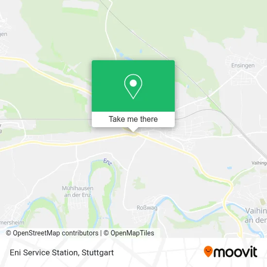 Eni Service Station map
