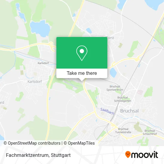 Fachmarktzentrum map
