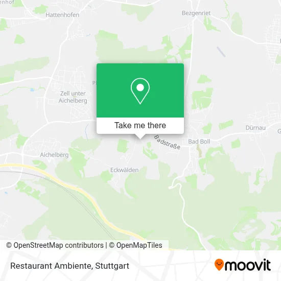 Restaurant Ambiente map
