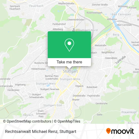 Rechtsanwalt Michael Renz map