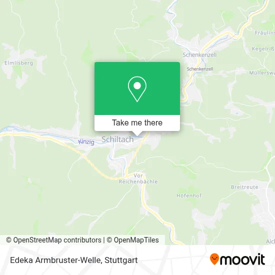 Edeka Armbruster-Welle map